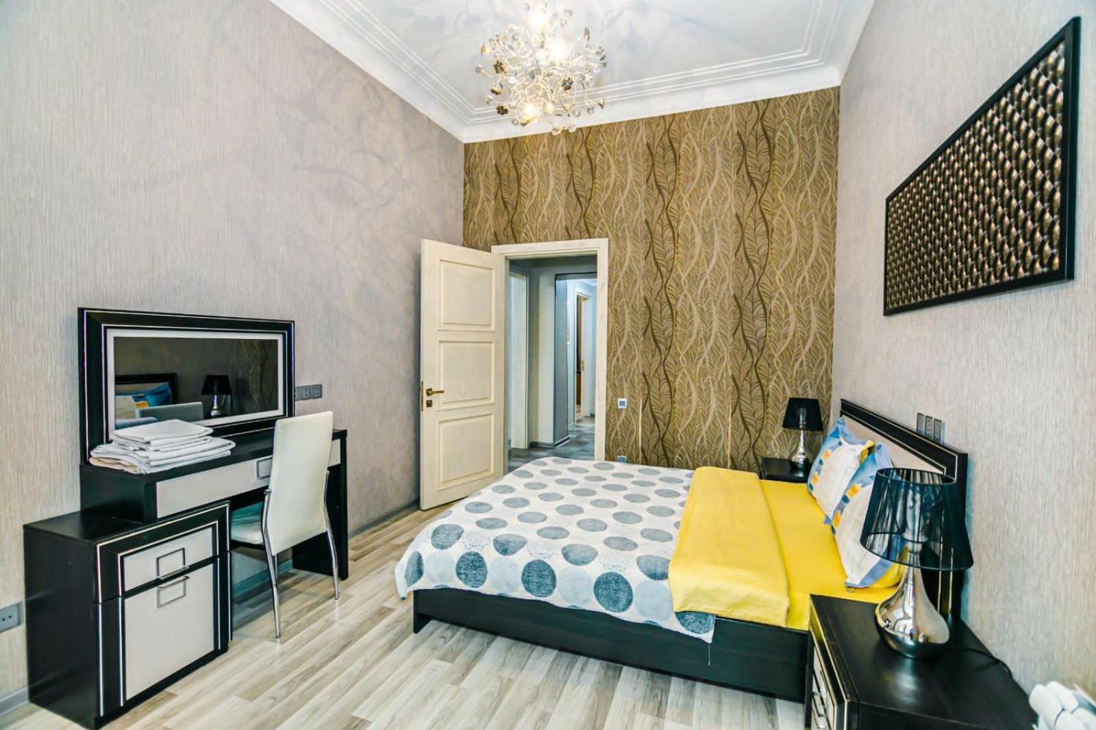 באקו Azneft Square Deluxe Apartment מראה חיצוני תמונה
